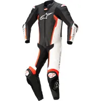 Alpinestars Missile V2 1-Teiler Lederkombi Herren Rindleder schwarz, 58