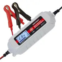 Dino KRAFTPAKET Batterieladegerät 6 / 12 Volt - 4 A - mit Prüfgerät