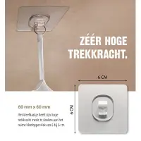 Deconet Aufhängungs-Set Klebehaken (Set von 6)