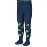 Sterntaler Strumpfhose T-Rex in blau melange | Gr.: 116
