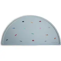 Mushie Tischset Silikon, Retro Cars