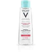 VICHY Pureté Thermale Mineral Micellar Water for Sensitive Skin, Aqua, Hexylene Glycol, Glycerin, Sodium Cocoamphoacetate, Sodium Chloride, Poloxamer 184, Disodium...