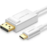 UGREEN Kabel USB USB-C - DisplayPort 1.5 m Biały (6957303844203)