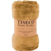 Tiseco Tagesdecke Home Studio Cosy Indian Tan-150 x 200 cm
