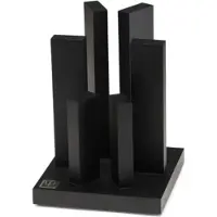 Yaxell Tower 39070 magnetischer Messerblock für 6 Messer, schwarz
