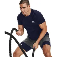 Under Armour HG Armour Fitted SS blue white (410) XL