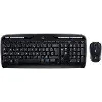 Logitech Wireless Combo MK330 - Tastatur-und-Maus-Set - US International - Schwarz