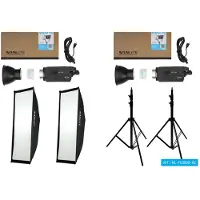 Nanlite FS300B LED Bi-Color Dual Kit (mit Lichtstativ und Softbox)