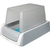 SCOOPFREE Selbstreinigende Katzentoilette mit Haube
