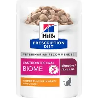 Hill's Pet Nutrition Gastrointestinal Biome Nassfutter Katze mit Huhn (Beutel)