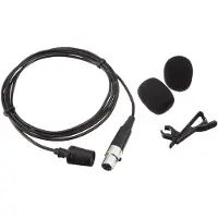 Shure CVL-B/C-TQG Miniatur-Kondensatormikrofon mit Nierencharakteristik für Moderatoren