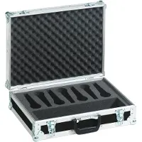 ROADINGER Flightcase für 7 Mikrofone