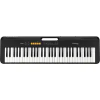 Casio CT S100 Tragbares Keyboard Schwarz im Paket mit Zubehör