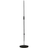 K&M 26010 Round Base Floor Microphone Stand Chrom