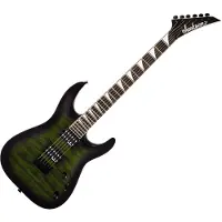 Jackson JS Series Dinky Arch Top JS32Q DKA HT Transparent Green Burst