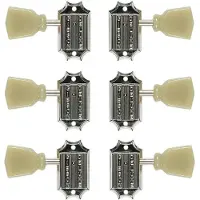 Gibson Vintage Nickel Stimmmechaniken mit Cream/Grünen Knöpfen