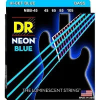 Dr Handmade Strings Hi-Def Neon Blue Medium Bassgitarrensaiten (NBB-45)
