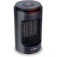 Alpina Elektrische Kachel - Heater - Draagbaar en Compact - Warme- en Koude Lucht - Timer - Digitale Thermostaat - Zwart