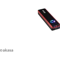 Akasa AK-ENU3M2-06, SSD-Gehäuse, M.2, PCI Express, Serial ATA III, 10 Gbit/s, USB Anschluss, Schwarz