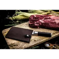 Forged Klingenschutz Leather Hoes Cleaver Olive, Sebra