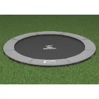 Magic Circle Pro Flat to the Ground Trampolin Pro Grau 305 cm