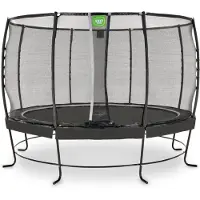 Exit Lotus Premium Trampolin ø366cm, auf Beinen, Rund, Schwarz