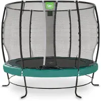 Exit Lotus Premium Trampolin ø305cm, auf Beinen, Rund, Grün