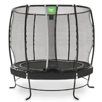 Exit Lotus Premium Trampolin ø253cm, auf Beinen, Rund, Schwarz