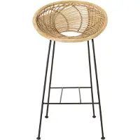 Bloomingville Yonne Barhocker Rattan - natürlich