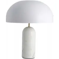Nordal Atlas Tischlampe - weißer Marmor