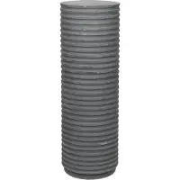 Broste Copenhagen Rillo Podium Ø36XH106CM - grau