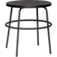 Hubsch Beistelltisch Metall / Holz - schwarz