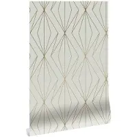 Kek Amsterdam Goldene Linien Tapete 100x280cm Sand / Gold MW-073