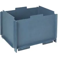 Broste Copenhagen Stacie Aufbewahrungsbox blau groß