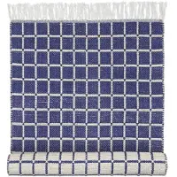 Broste Copenhagen Henny Teppich blau 70x140cm