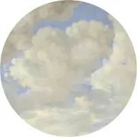 Kek Amsterdam Goldenes Zeitalter Wolken Tapete Kreis CK-080 - ø 190cm
