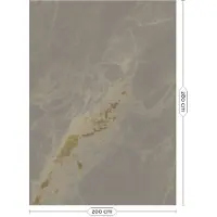 Kek Amsterdam Marmor-Goldtapete MW-052- 200x280cm