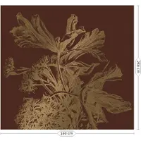 Kek Amsterdam Gravierte Blumen Goldtapete MW-026 - 300x280cm