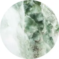Kek Amsterdam Marmortapete Kreis grün CK-049 ø190cm