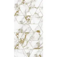 Kek Amsterdam Marmor Mosaik Tapete Gold