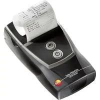 Testo 0554 0620, Mobiler Drucker, 30 mm/sek, Kabellos, Bluetooth, IrDA, Schwarz, Akku