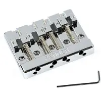 Fender HiMass 4-saitiger Bass-Steg mit Zink-Sätteln Chrom