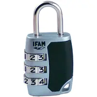 Ifam C25s 26 Mm D3 Mm Combination Padlock Silber