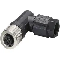 Phoenix Contact M12,4P,RA Socket,SPEEDCON,A-cod.,Push-in