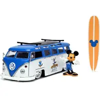 Jada Disney VW-Bus mit Micky-Maus-Figur 1:24