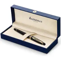 Waterman Expert Black F Rollerball Black Stift
