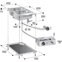 CombiSteel Bain-Marie-Modul