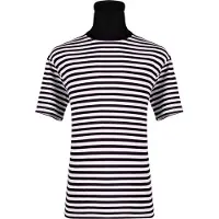 Thetru Herren Ringelshirt kurzarm schwarz-weiss – alltagstauglich