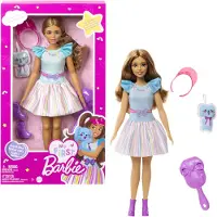 Barbie Meine Erste Brünette Mit Pudelpuppe