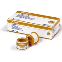 Bsn Leukopor Fixierpflaster im Schutzring 2,5 cm x 5 m 12 St